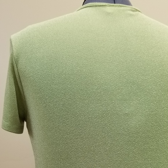 💙 Apple Green Wrap Sweater - Picture 3 of 5